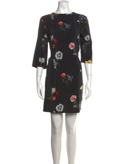 Pre-owned Equipment Silk Mini Dress W/ Tags In Black