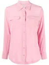 Equipment Long-sleeve Silk Shirt