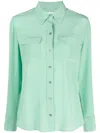 Equipment Slim Signature Shirt In Misty Jade