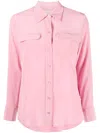 Equipment Long-sleeve Silk Shirt
