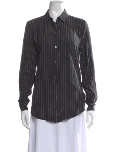 Pre-owned Equipment Silk Sweater In Black