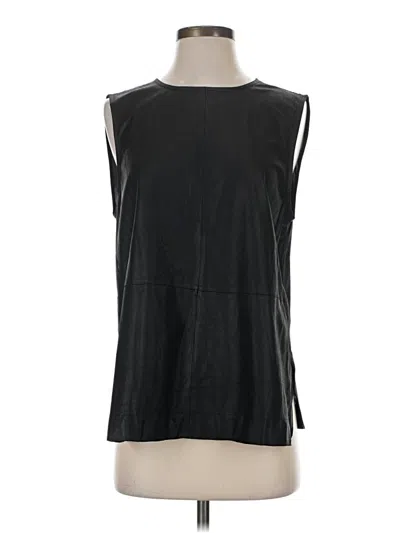 Pre-owned Equipment Sleeveless Blouse In Black