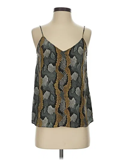Pre-owned Equipment Sleeveless Blouse In Gray