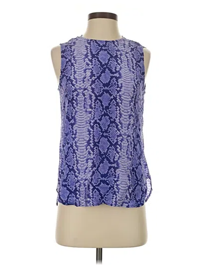 Pre-owned Equipment Sleeveless Blouse In Purple