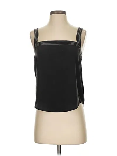 Pre-owned Equipment Sleeveless Top Black Strapless Neckline Tops