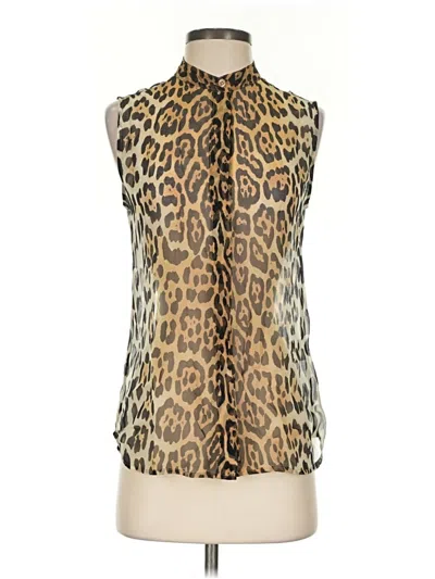Pre-owned Equipment Sleeveless T-shirt In Gold
