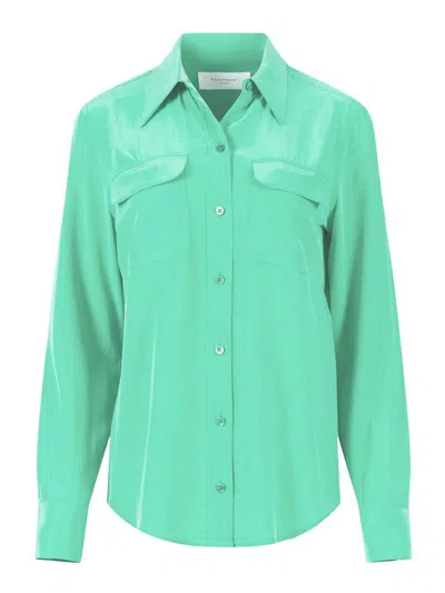 EQUIPMENT SLIM FIT SILK SHIRT