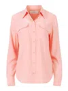 Equipment Signature Slim Fit Silk Button-up Shirt In Nude & Neutrals