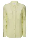 Equipment Signature Silk Shirt In Charlock
