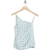 Equipment Tamar Asymmetric Silk Camisole In Starlight Blue Multi