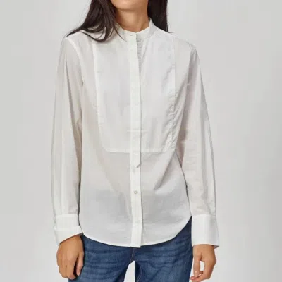 Equipment Tomassia Cotton Shirt In Bright White