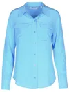 Shop Equipment Light Blue Silk Shirt