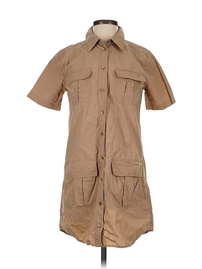 Pre-owned Equipment Trenchcoat In Tan