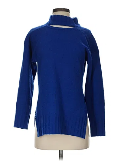 Pre-owned Equipment Turtleneck Sweater In Blue