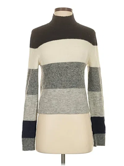 Pre-owned Equipment Turtleneck Sweater In Gray