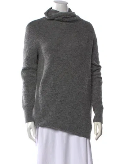 Pre-owned Equipment Turtleneck Sweater In Grey