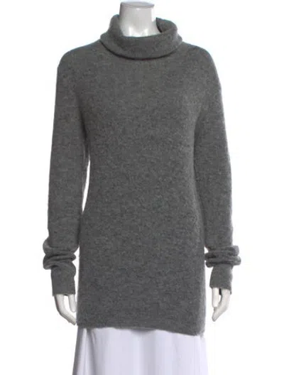Pre-owned Equipment Turtleneck Sweater In Grey
