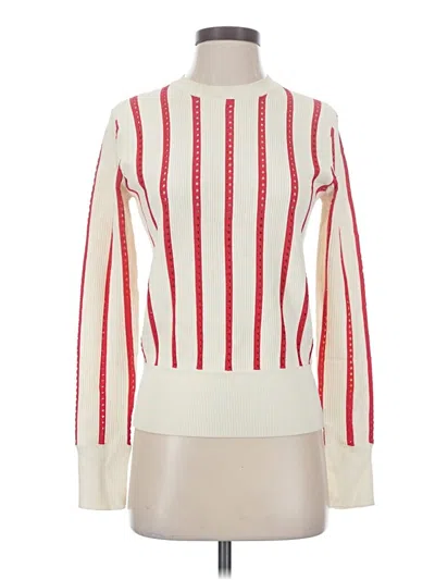 Pre-owned Equipment Turtleneck Sweater In Ivory