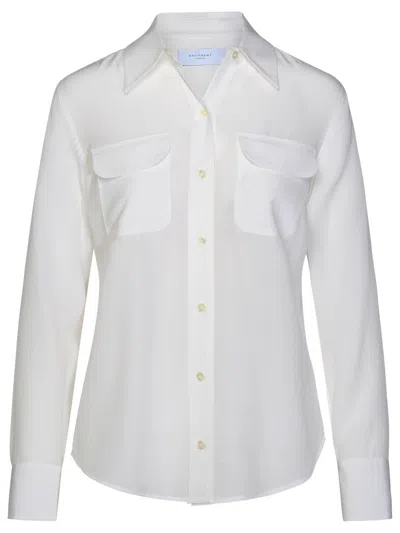 Equipment Silk Shirt In White