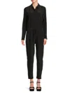 Equipment Women's Benilde Shirt Jumpsuit In True Black