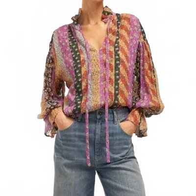 Equipment Women's Farah Top In Chai Tea In Multi