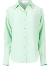 Equipment Sage Green Silk Shirt In Green
