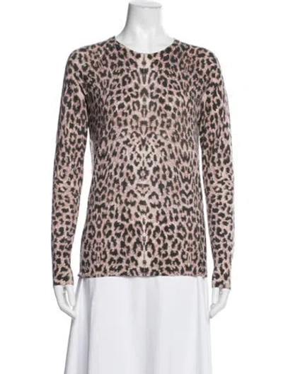 Pre-owned Equipment Wool Animal Print Sweater In Multi