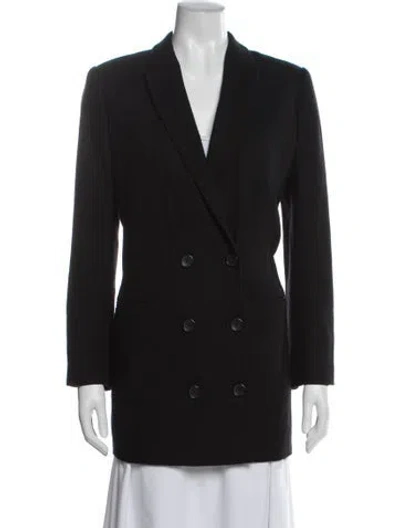 Pre-owned Equipment Wool Blazer In Black