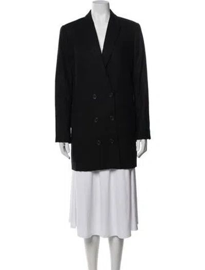Pre-owned Equipment Wool Blazer In Black