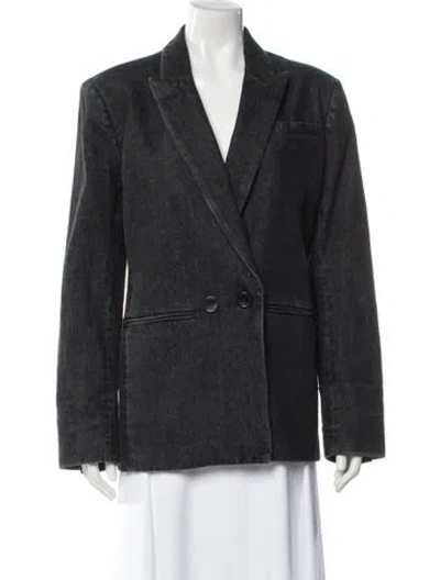 Pre-owned Equipment Wool Blazer In Gray