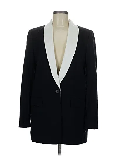 Pre-owned Equipment Wool Blazer Jacket In Black