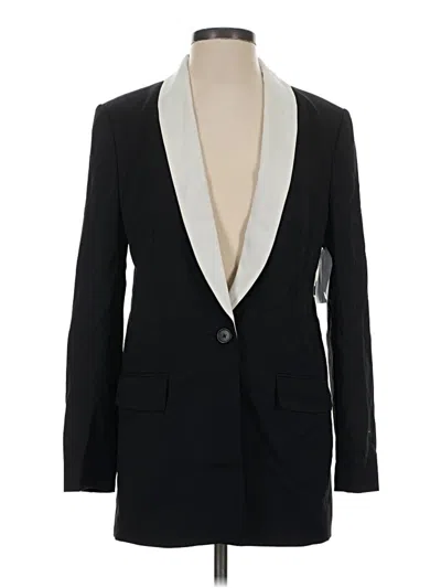 Equipment Wool Blazer Jacket In Black