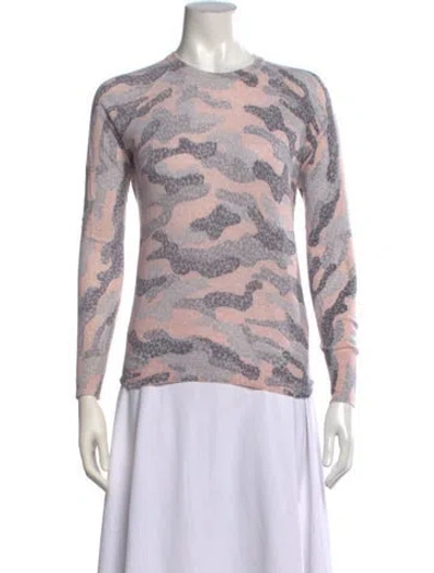 Pre-owned Equipment Wool Camouflage Print Sweater In Multi