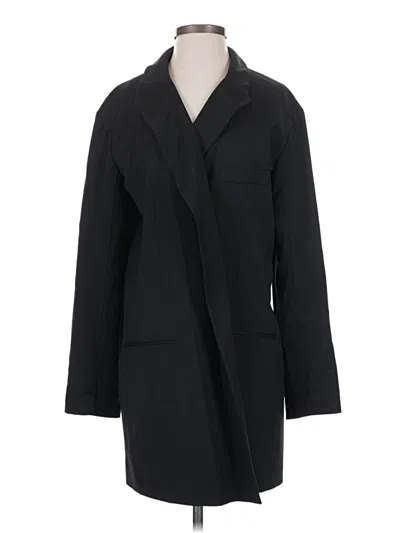 Pre-owned Equipment Wool Coat In Black