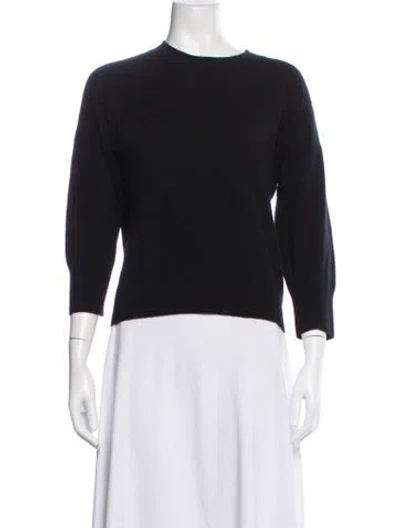 Pre-owned Equipment Wool Crew Neck Sweater In Blue