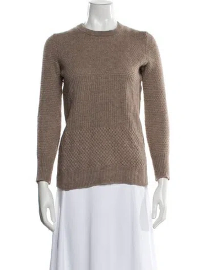 Pre-owned Equipment Wool Crew Neck Sweater In Multicolor