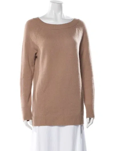 Pre-owned Equipment Wool Crew Neck Sweater In Neutral