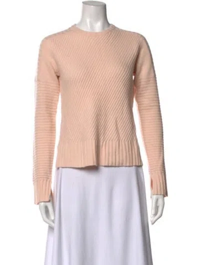 Pre-owned Equipment Wool Crew Neck Sweater In Pink