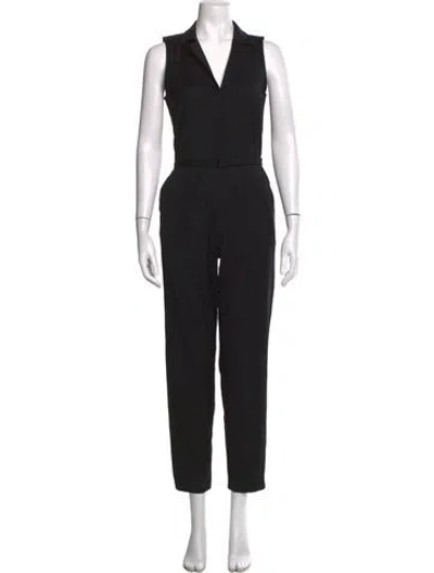 Pre-owned Equipment Wool Jumpsuit In Black
