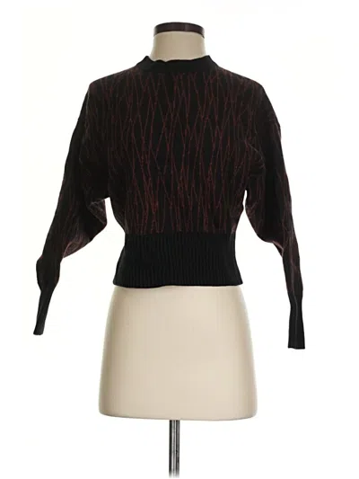 Pre-owned Equipment Wool Pullover Sweater In Black
