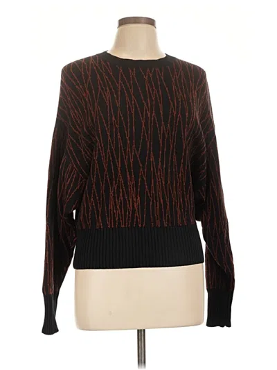 Pre-owned Equipment Wool Pullover Sweater In Brown