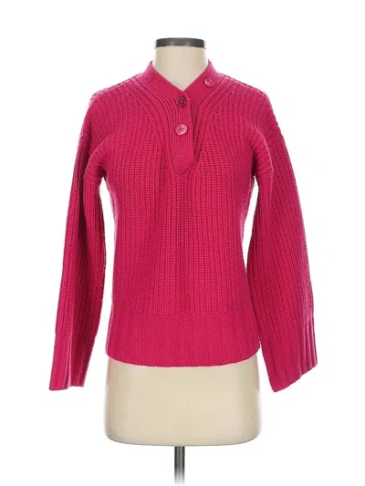 Pre-owned Equipment Wool Pullover Sweater In Pink