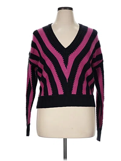 Pre-owned Equipment Wool Pullover Sweater In Pink