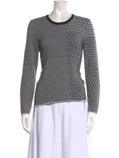 Pre-owned Equipment Wool Scoop Neck Sweater In Multi