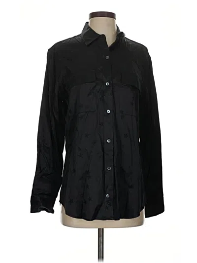 Pre-owned Equipment X Tabitha Simmons Long Sleeve Button Down Shirt In Black