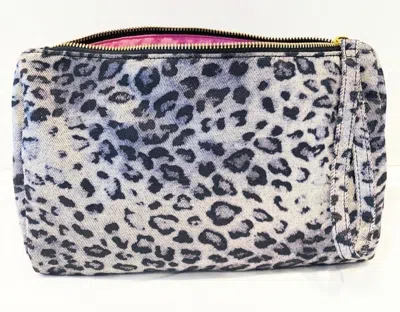Equipt4u Women's Everything Bag With Wristlet Strap In Snow Leopard In White