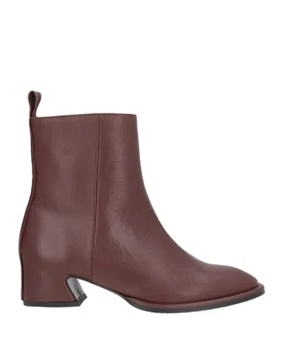 Eqüitare Equitare Callie Woman Ankle Boots Burgundy Size 8 Soft Leather In Red