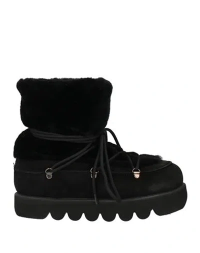 Eqüitare Equitare Martin Woman Ankle Boots Black Size 8 Leather, Shearling