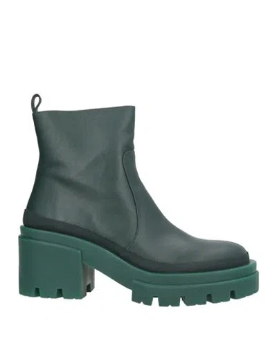 Eqüitare Equitare Woman Ankle Boots Dark Green Size 6 Soft Leather