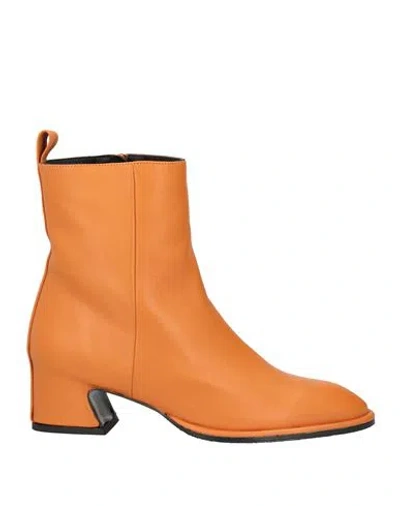 Eqüitare Equitare Woman Ankle Boots Orange Size 6 Soft Leather